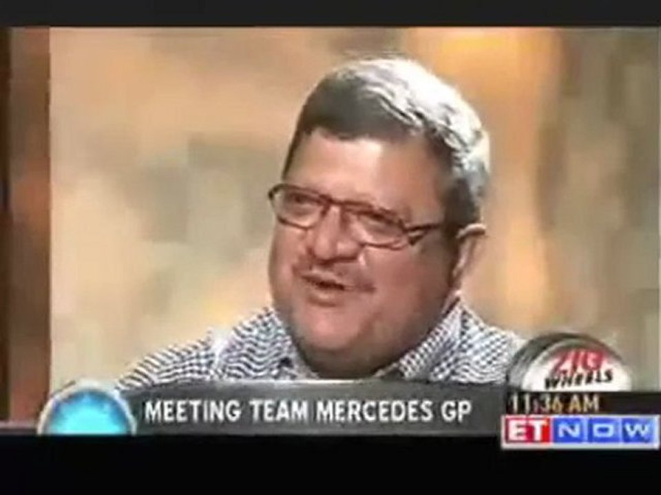 Formula 1 Team principal Ross Brawn chat