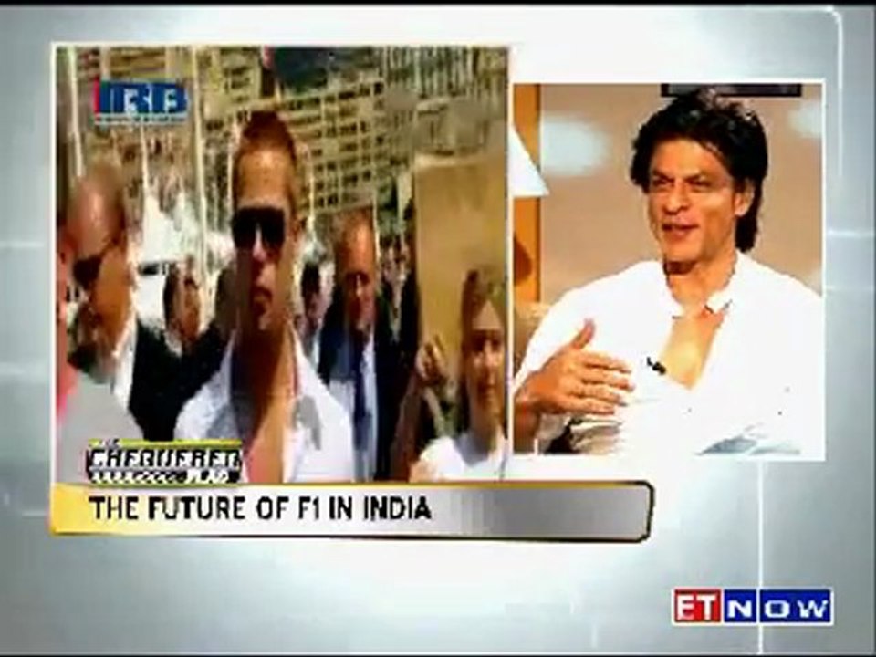 The Chequered Flag - Shahrukh Khan on Indian GP