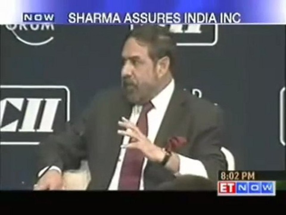 No need to panic over global crisis says Anand Sharma - India Economic Summit 2011