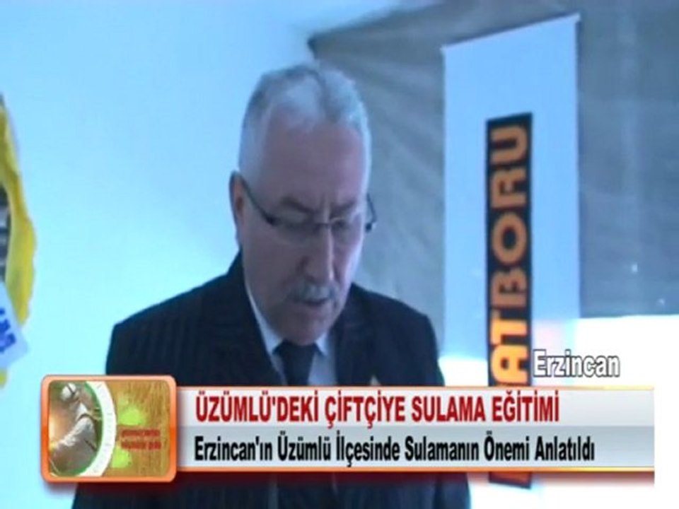 ÜZÜMLÜ’DEKİ ÇİFTÇİYE SULAMA EĞİTİMİ 26.03.2012