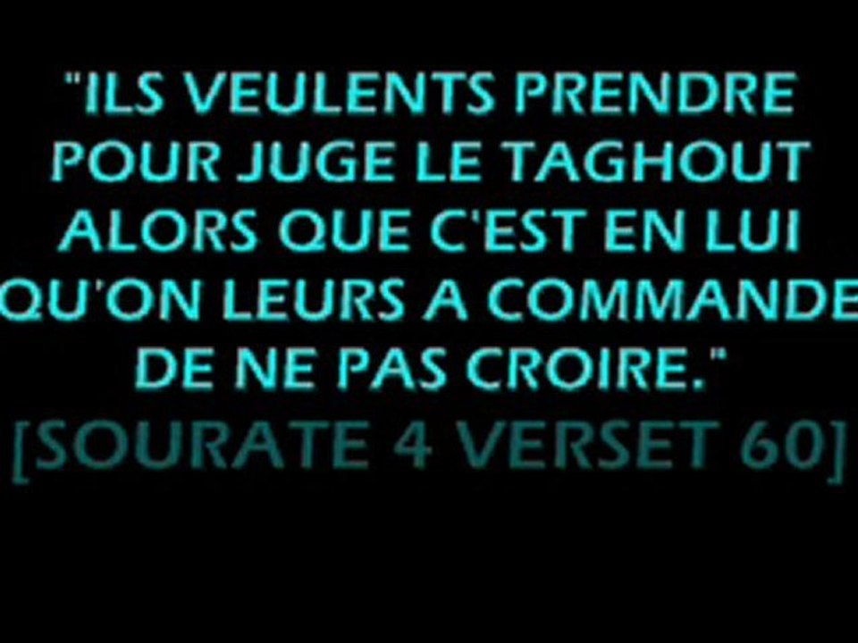 salafi publication Cheikh al Fawzan : le sens du mot "taghout"