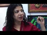 Hot Item Girl Sambhavna Seth At Art Exhibition