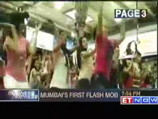 Mumbai's first flash mob at CST station