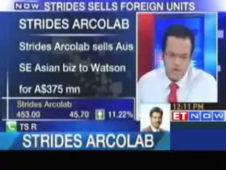Strides Arcolab sells foreign units for 394 mn