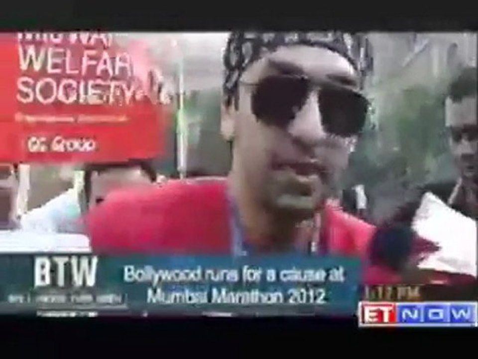Bollywood runs for a cause at Mumbai Marathon 2012