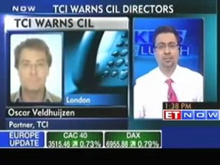 TCI warns CIL for hurting shareholders value