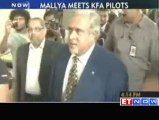 Mallya meets agitating KFA pilots over salary default