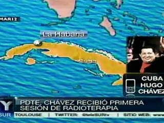 Inició Hugo Chávez radioterapia en La Habana