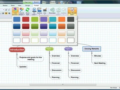 MindView 4 Mind Mapping - Customizing your mind map Tutorial