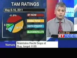 ET NOW is No.1 English business news channel : TAM ratings