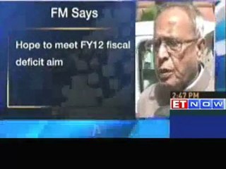 Hope to meet FY12 fiscal deficit aim - Finance Minister
