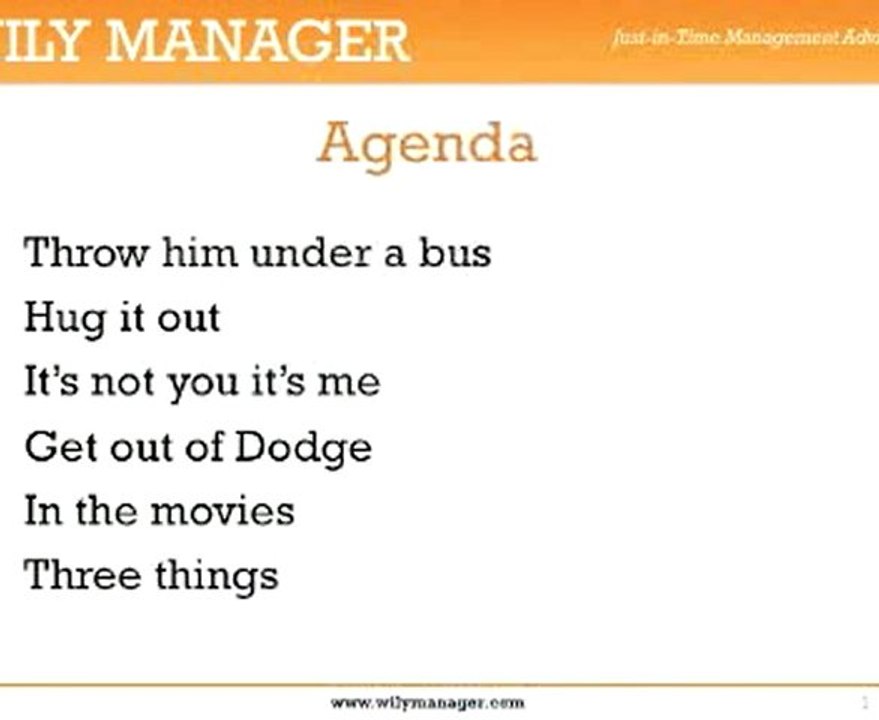 Dealing With a Rotten Boss - A How To Guide for Busy Managers