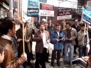 SURİYE DEKİ ZULME KINAMA