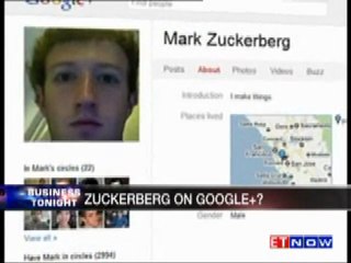 Mark Zuckerberg on Google+?