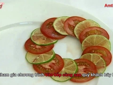 Hướng dẫn trang trí vành đĩa (Vào bếp cùng sao - Số 18) - amthuc.tv - tapchiamthuc.vn