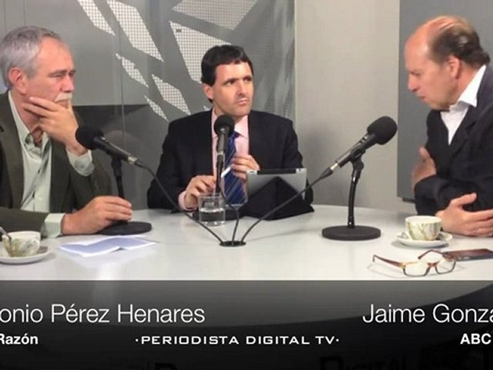 Periodista Digital. Tertulia política, Jaime González y Antonio Pérez Henares. 26 de marzo 2012