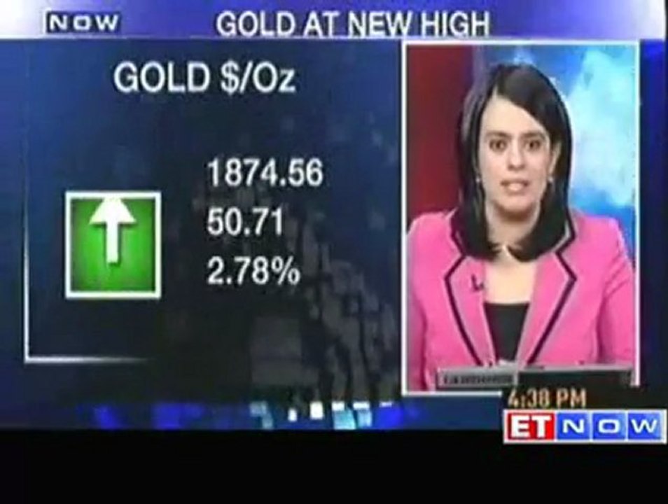 Gold hits new record high crude continues to slip