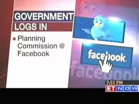 Various govt departments getting onto Twitter, Facebook