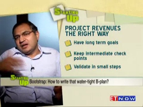 Starting Up - Bootstrap - How to write that water-tight B-plan