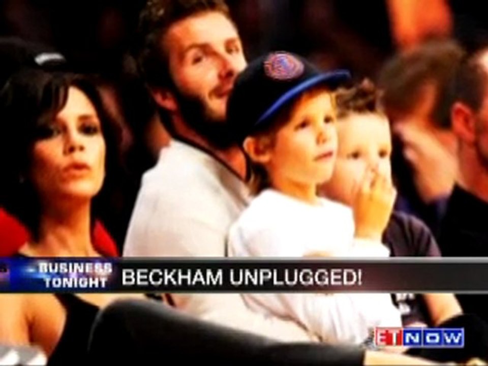 David Beckham talks on HARPER SEVEN