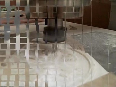 Laguna Swift CNC 2x3 carbide blade cutting Marble