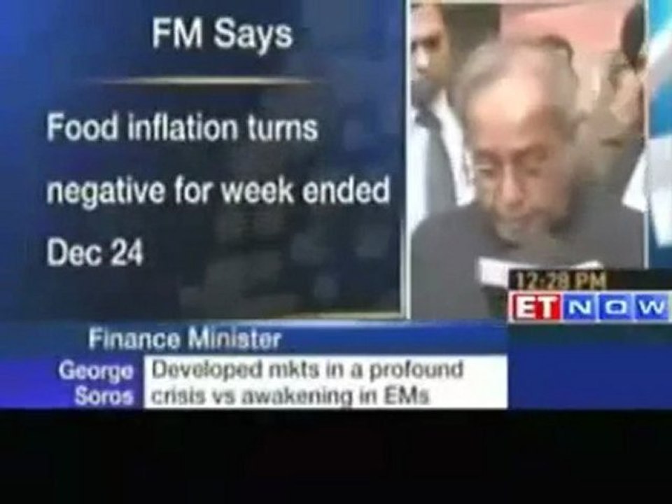 Food inflation turns negative