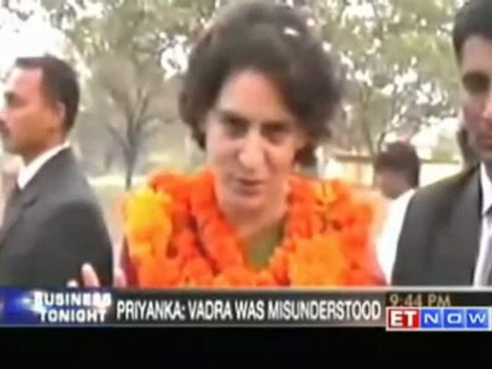 Priyanka: Robert was misunderstood on joining politics