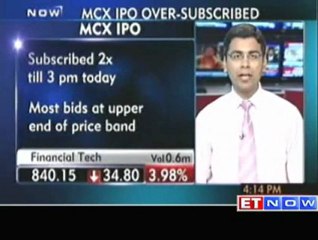 MCX IPO oversubscribed more than 2 times