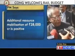 Congress backs hike in railway fares, BJP unhappy