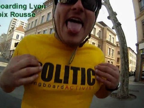 Longboarding Lyon à la croix rousse