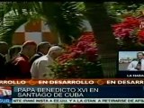 Papa Benedicto XVI inició su visita a Cuba