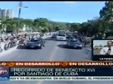 Católicos cubanos recibieron con entusiasmo a Benedicto XVI