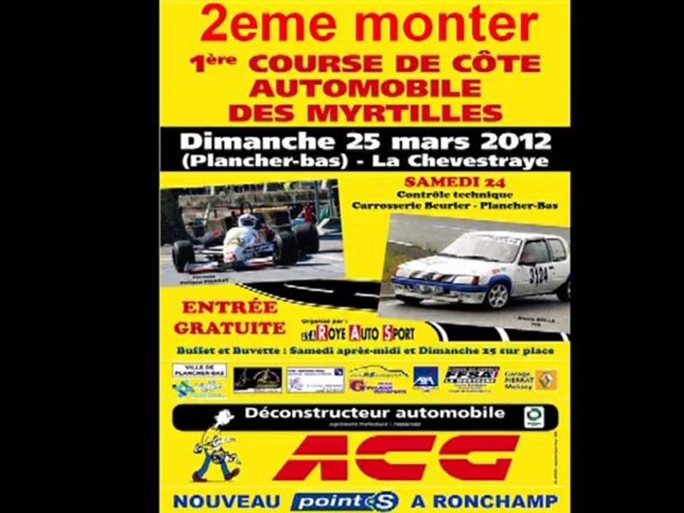 1er course de cote des myrtilles 2eme monter