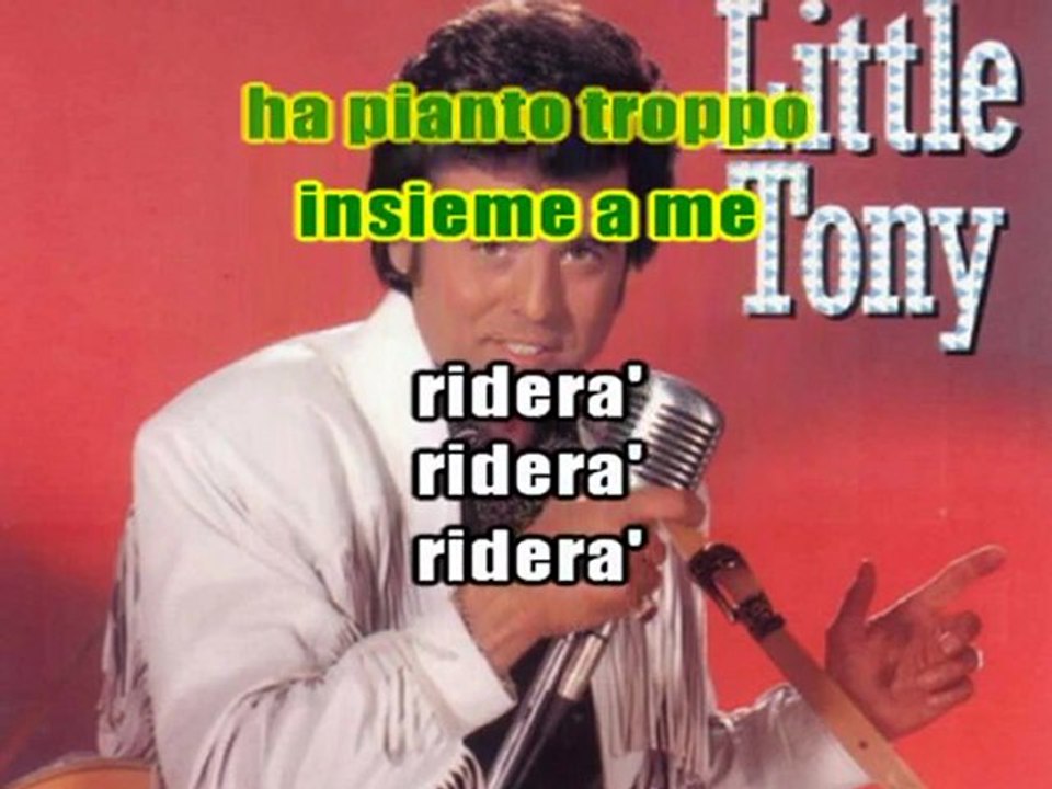 Little Tony - Riderà karaoke