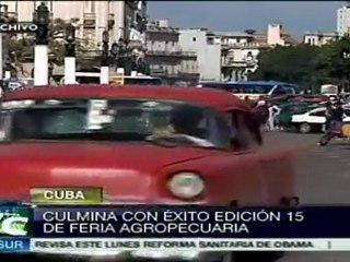 Concluye exitosamente Feria Agropecuaria en Cuba