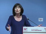 Intervention de Laurette Onkelinx lors du meeting à Bruxelles de Martine Aubry