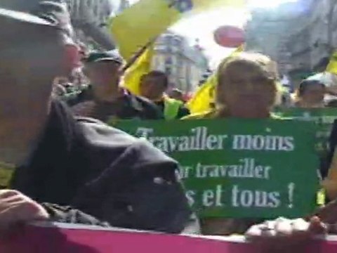 Solidaires et les Chômeurs : Manif pour le droit à l'emploi - Paris 24 mars 2012