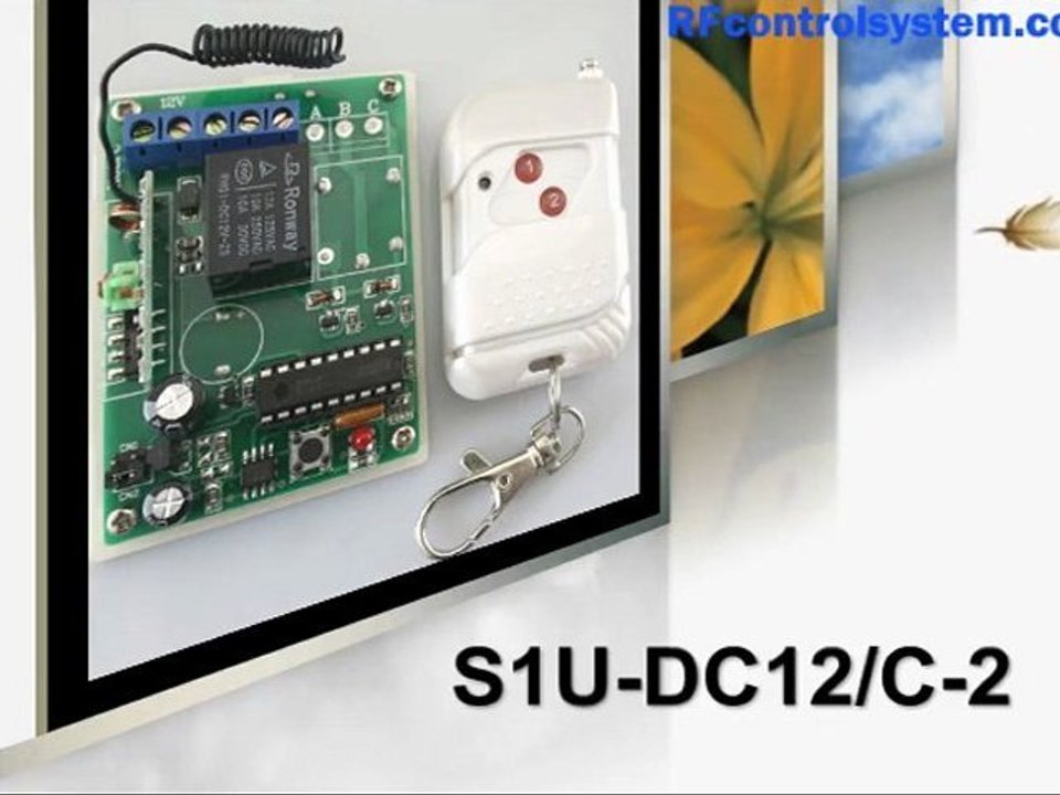 RF Remote Transmitter Receiver 1 Channel T/M/L Mode