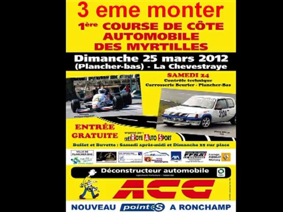 1er course de cote des myrtilles 3eme monter