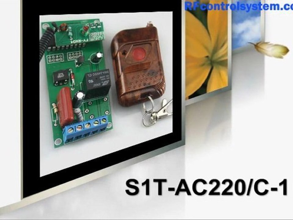 1 Channel AC110V/220V RF Toggle Remote Control Switch for Light