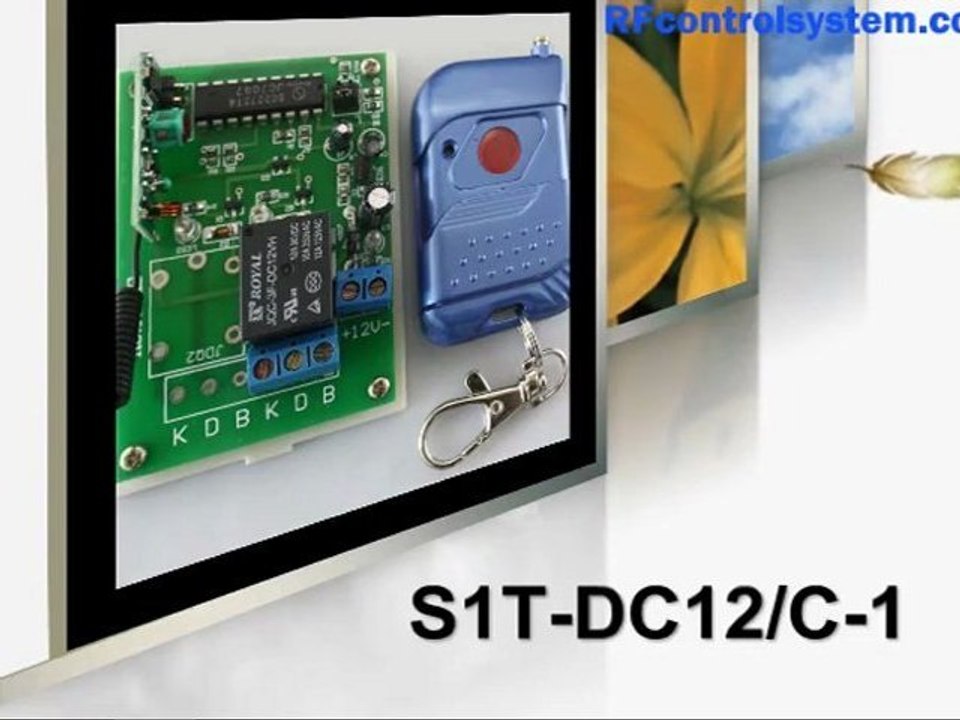 RF Toggle Remote Control Switch 9V/12V/24V 1 Channel