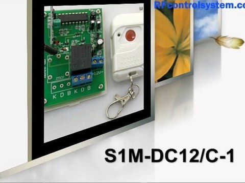 1 Channel DC RF Light Remote Transmitter Receiver Momentary