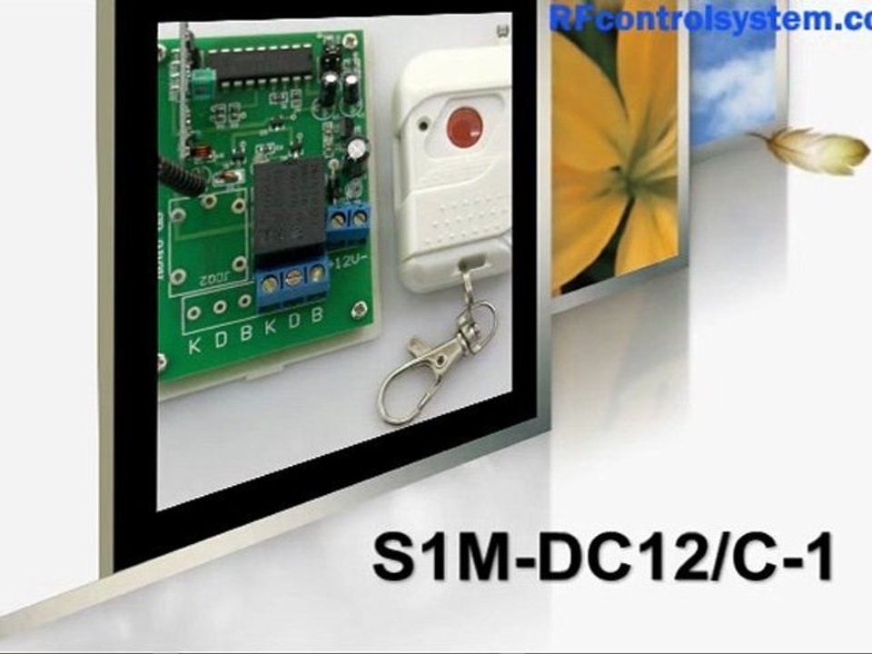 1 Channel DC RF Light Remote Transmitter Receiver Momentary