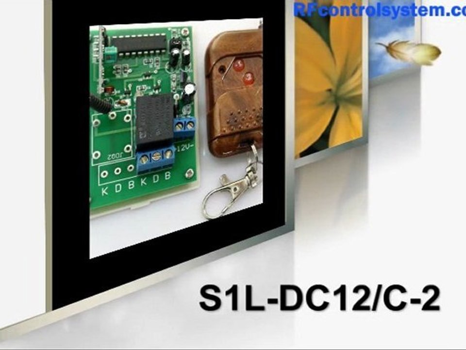 1CH DC12V RF Light / Motor Remote Control Power Switch Latched Mode