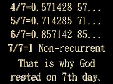 The amazing figures of God, Jesus Christ & Holy Spirit, 3 & 7. engfate.orgfree.com/holybible