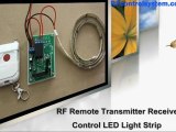 RF Transmitter Receiver Remotely Control LED Light Strip
