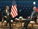 Obama-Medvedev açık mikrofona yakalandı