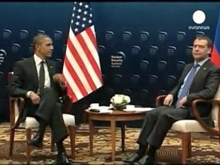 Caught on camera: Obama's missile remarks to Medvedev