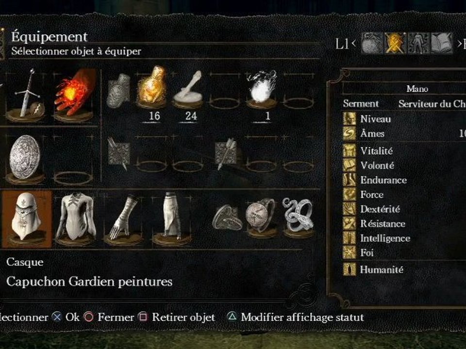 Guide FR HD Dark Souls annexe [farm d'âme anor londo chambre de la princesse]
