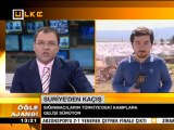 22 Mart 2012 Musa ALCAN ülke tv Hatay Reyhanlı Çadırkent ten 3G ile canlı bağlantı